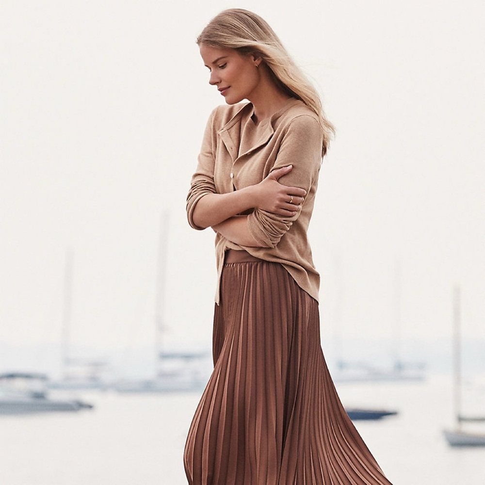 Lands End Pleated Midi